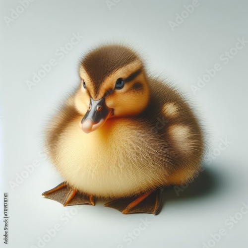 duck isolated on white 