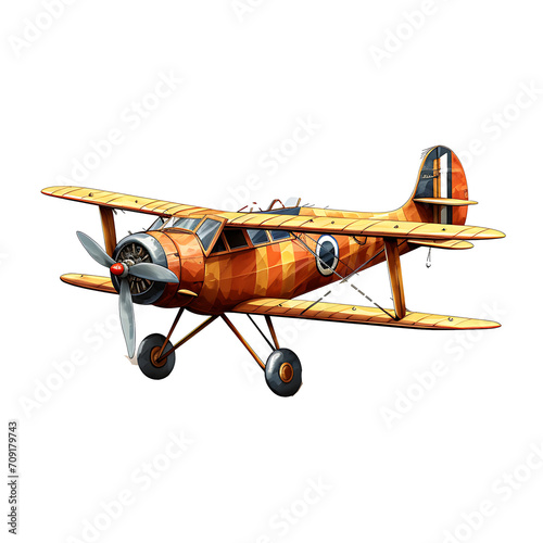 airplane on transparent background PNG