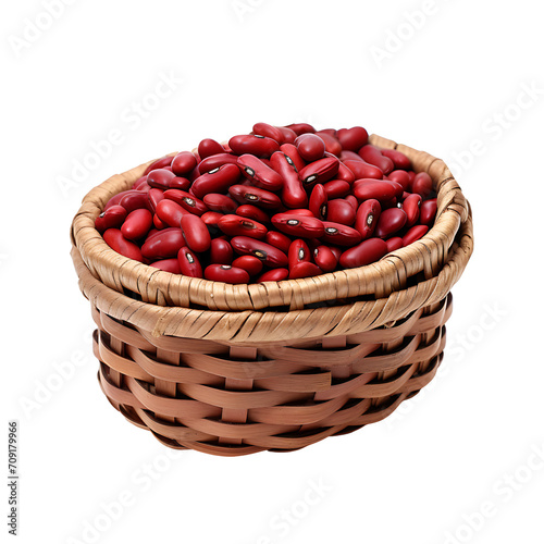 red kidney beans on transparent background PNG