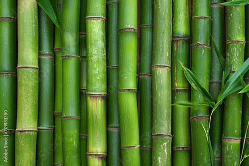 Bamboo wood pattern texture close-up  natural material 