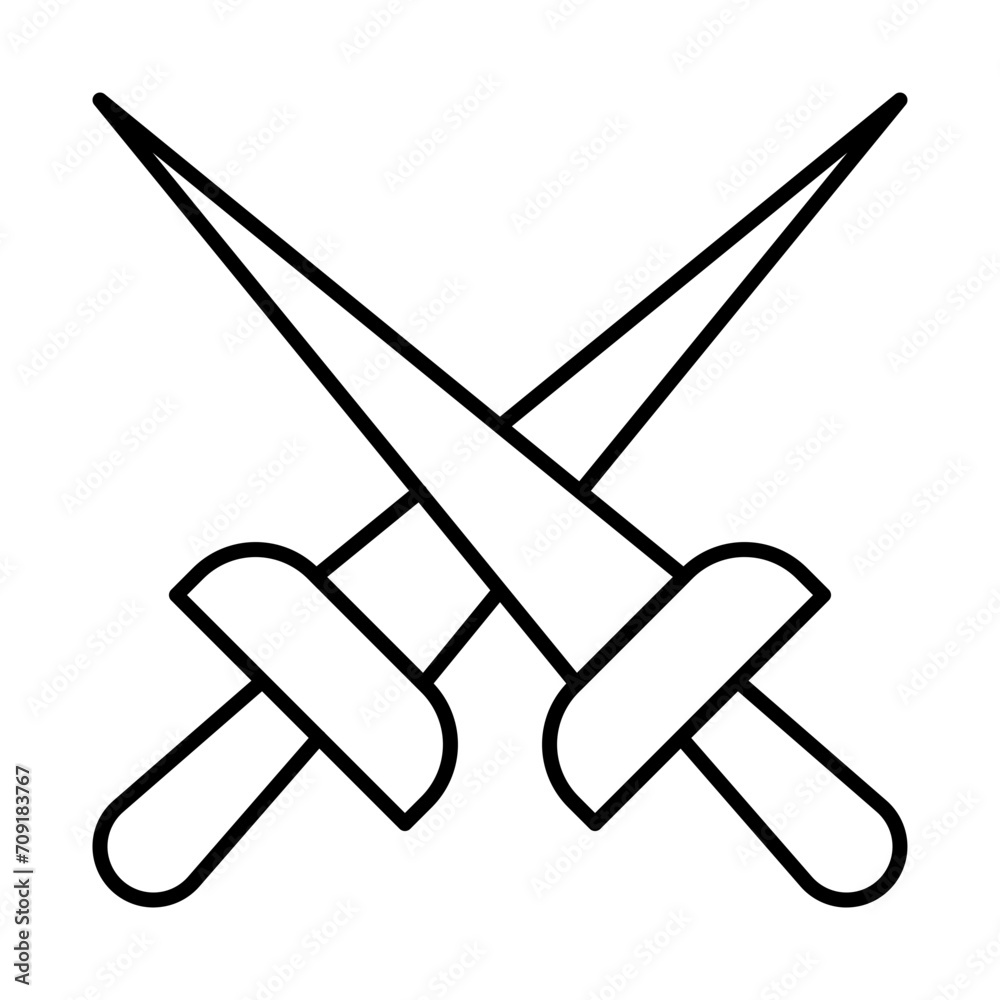 Fencing Icon Design Fencing Icon Design