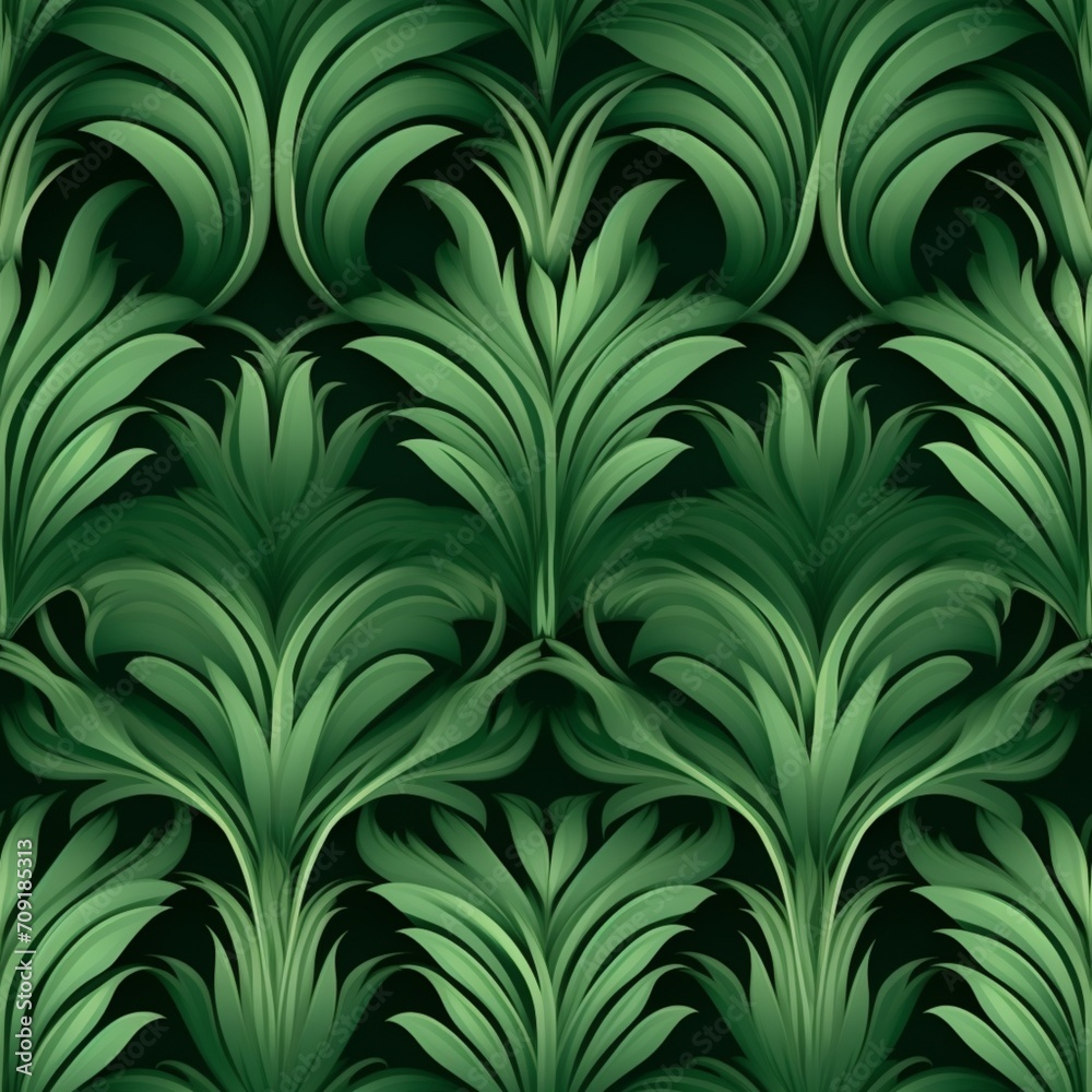 green fabric seamless pattern on black background green fabric seamless pattern on black background