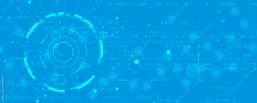 Obraz premium Technology abstract futuristic science background for internet business. Big data concept.