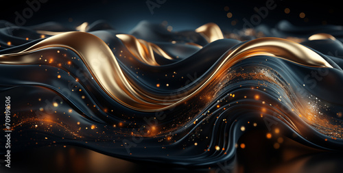 abstract fractal background with stars