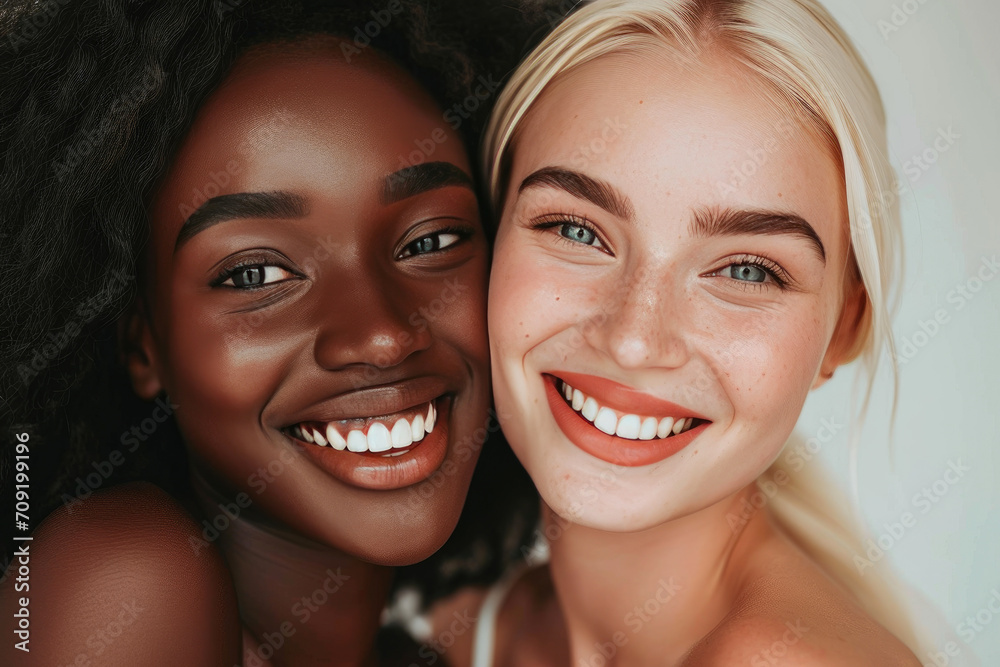 Joyful Togetherness: White and Black Women Bonding