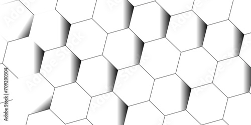 Fototapeta Naklejka Na Ścianę i Meble -   Abstract 3d background with hexagons backdrop background. Abstract background with hexagons. Hexagonal background with white hexagons hexagonal.