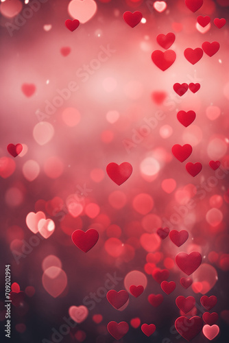 valentine background with hearts © Maru_sua