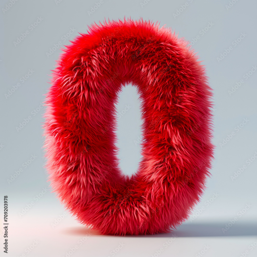 Sweet Crimson Zero with Short Fur Fantasy