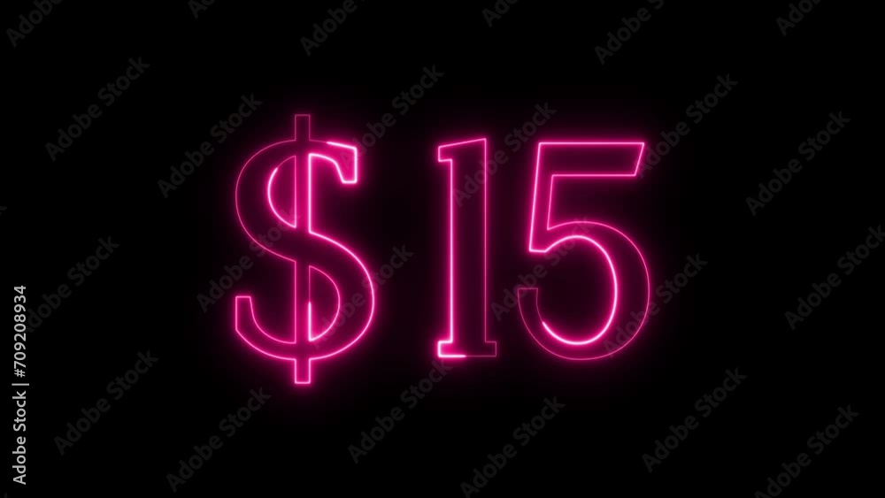Dollar Number Cash text moves inside a running circle with a loop neon light effect. 4K Dollar Number Cash text moves inside a running circle with a loop neon light effect. 4K