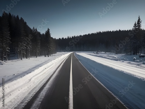 road in winter