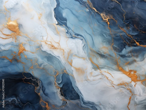 Wallpaper Mural abstract blue white marble texture background Torontodigital.ca