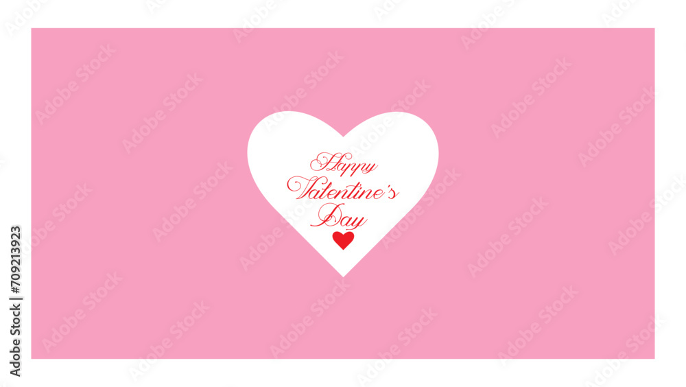 Set of handwriting Happy Valentine's Day text color isolated on a white background.Happy Valentine's Day Card. Set Of Calligraphic Quotes.Collection of Happy Valentine's Day lettering inscriptions. 