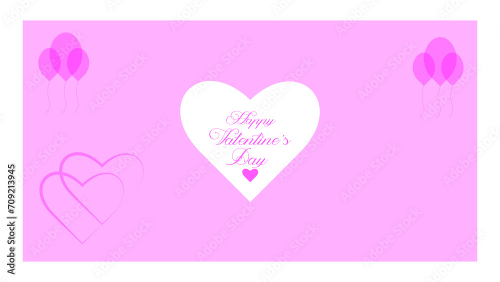 Set of handwriting Happy Valentine's Day text color isolated on a white background.Happy Valentine's Day Card. Set Of Calligraphic Quotes.Collection of Happy Valentine's Day lettering inscriptions. 