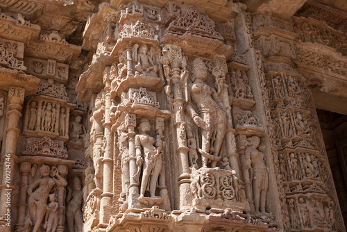 India Patan Temple on a sunny autumn day.