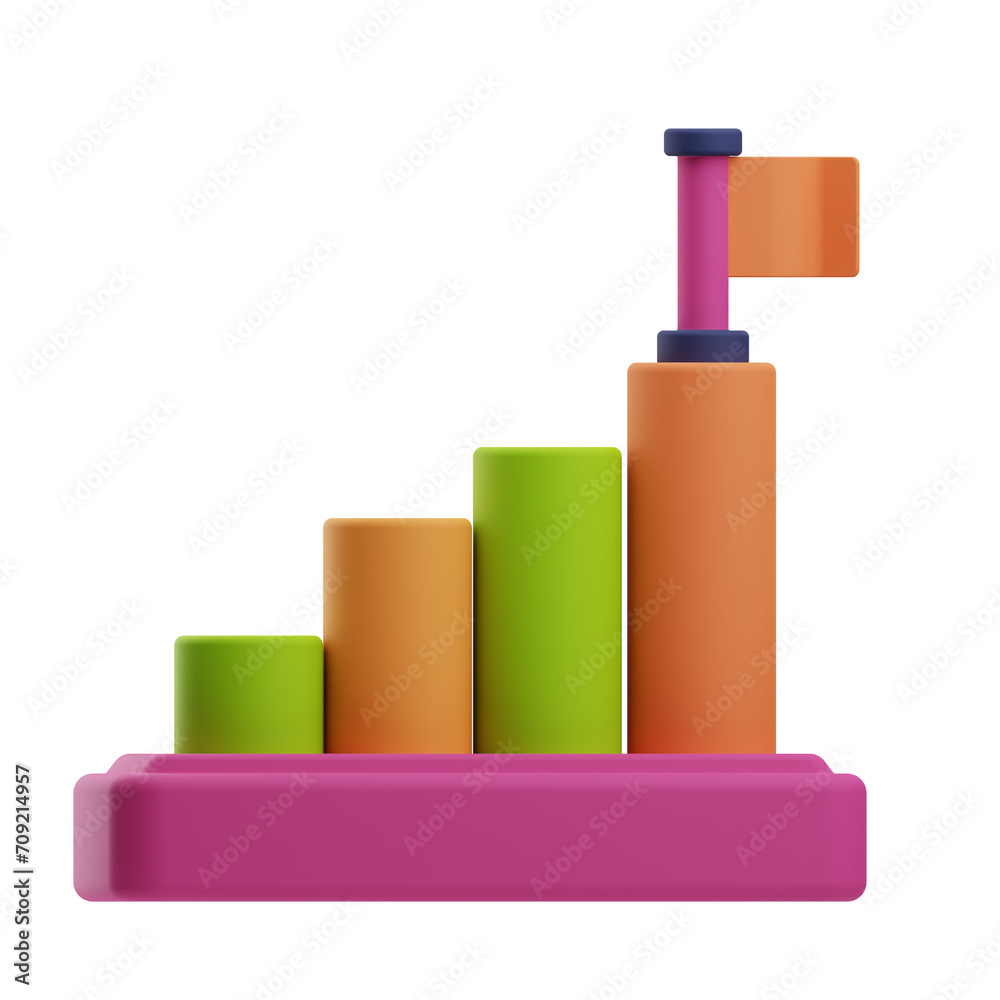 Recruitment Object Goal 3D Illustration Recruitment Object Goal 3D Illustration
