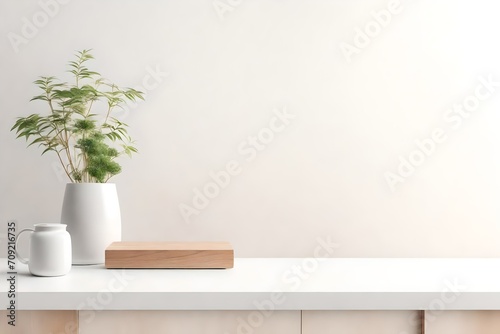 plant and table mockup
