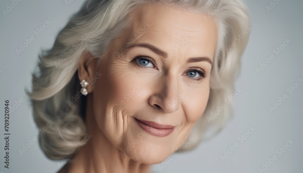 Beautiful gorgeous 50s mid aged mature woman looking at camera isolated on white. Mature old lady Beautiful gorgeous 50s mid aged mature woman looking at camera isolated on white. Mature old lady