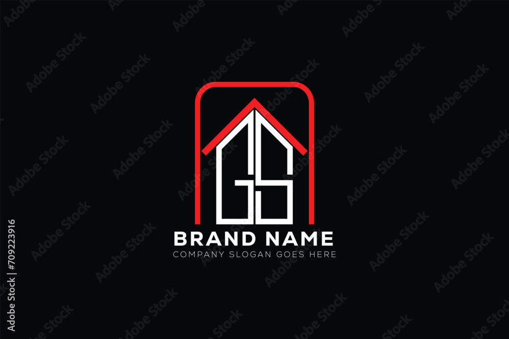 GZ letter creative real estate vector logo design . GZ creative initials letter logo concept. GZ house sheap logo