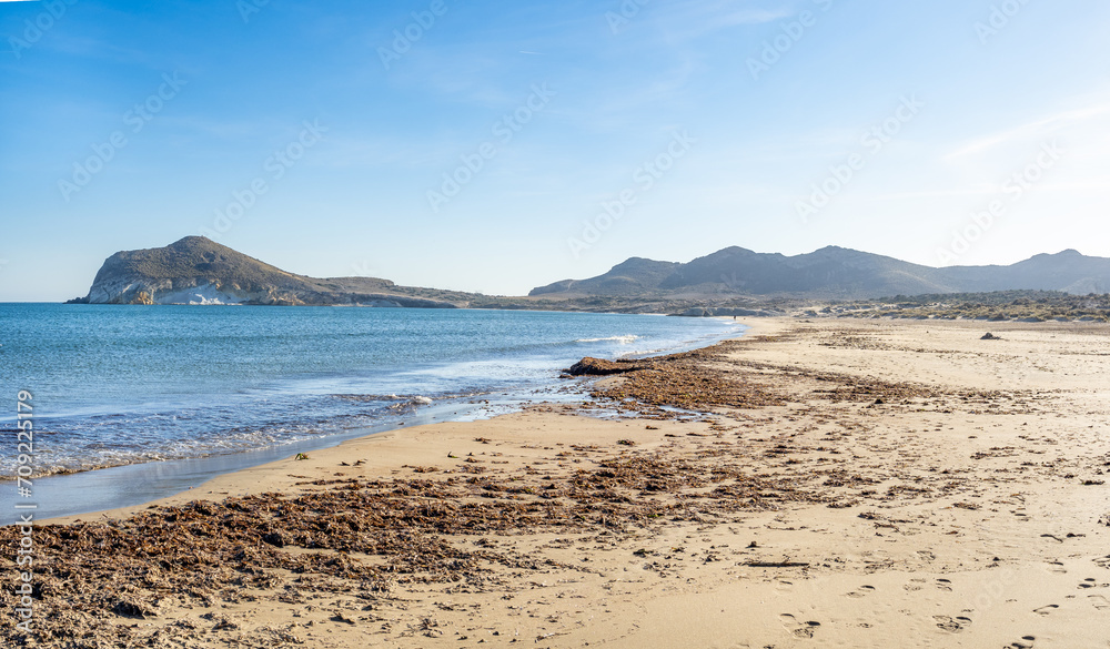 Genoveses beach in Cabo de Gata, Spain Genoveses beach in Cabo de Gata, Spain