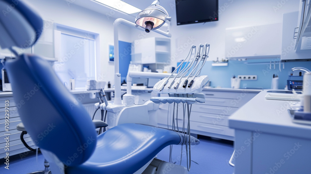 A dental treatment room well equipped for root canal treatment. Modern precision instruments and technologies. Modern medicine. A dental treatment room well equipped for root canal treatment. Modern precision instruments and technologies. Modern medicine.