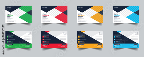 Modern Creative Corporate Post Card Template, Vector Template for Opening Invitation Editable, Professional Business Postcard Design, Event Card Design, Invitation Design, Direct Mail EDDM Template Free Download Modern Creative Corporate Post Card Template, Vector Template for Opening Invitation Editable, Professional Business Postcard Design, Event Card Design, Invitation Design, Direct Mail EDDM Template - GFXLoad
