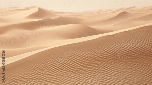 Waves of Sand Dunes  Soothing Beige and Brown Sand Dunes Pattern  Mimicking Undulating Desert Landscape