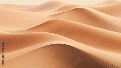 Waves of Sand Dunes: Soothing Beige and Brown Sand Dunes Pattern, Mimicking Undulating Desert Landscape © TETIANA