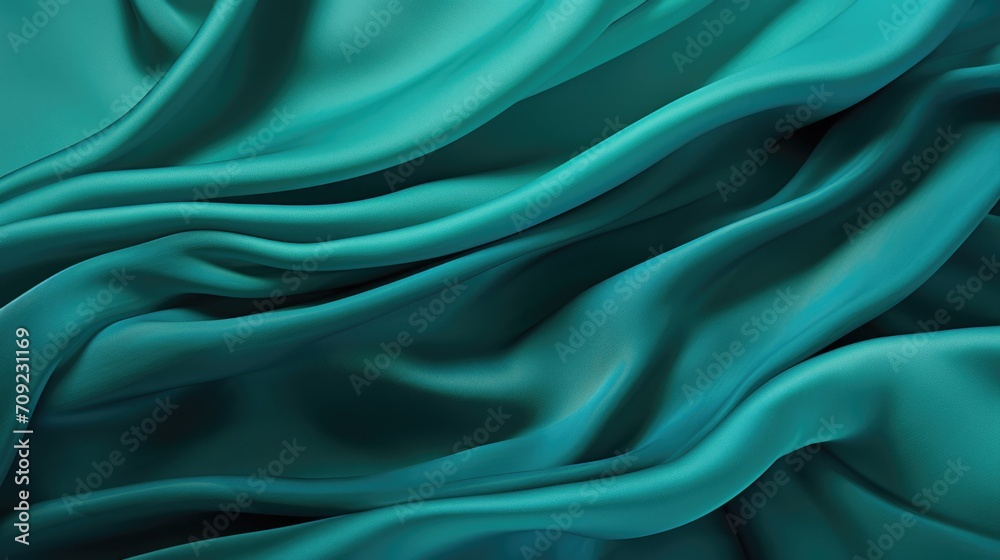 Teal Elegance: Oceanic Silk Symphony Teal Elegance: Oceanic Silk Symphony