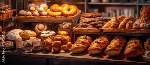 freshly baked goods at the bakery