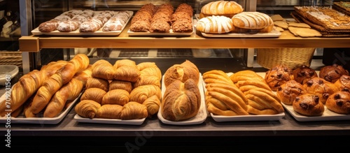 freshly baked goods at the bakery