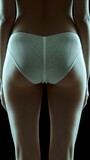 Womans Butt Revealing Panties Bottom