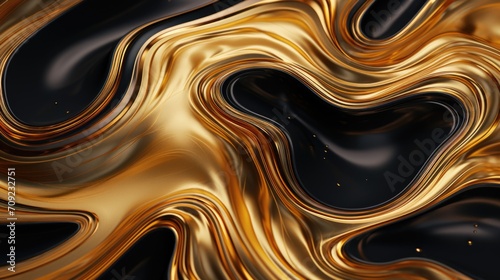 Liquid Metal: A Fusion of Gold, Silver, and Bronze