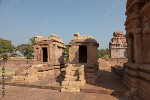 India temples of Pattadakal on a sunny winter day
