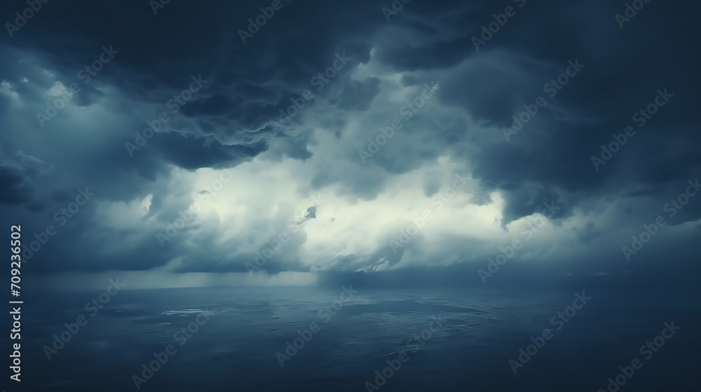 Cloudy sky, grey sky with clouds, bad weather, rainy day, winter day during a storm, sky background with clouds