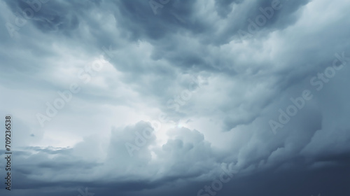 Cloudy sky, grey sky with clouds, bad weather, rainy day, winter day during a storm, sky background with clouds