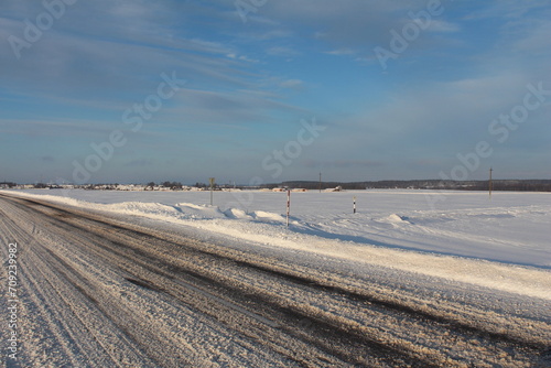 Extreme conditions on the winter road