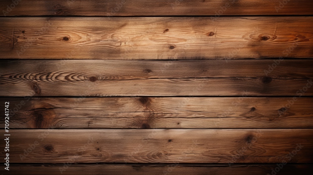 Fototapeta premium Zniszczona, drewniana tekstura tła. Pusty stół na drewnianej desce.