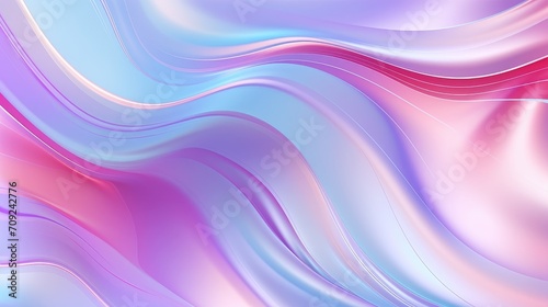 Abstract trendy holographic background. Blurred rainbow light refraction texture overlay effect