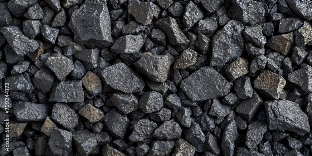 Textured Coal and Mineral Composition in Monochrome Textured Coal and Mineral Composition in Monochrome