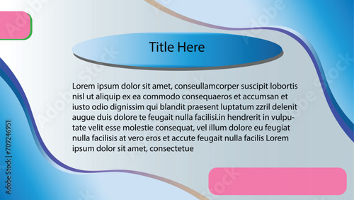 Microsoft presentation slide template design 