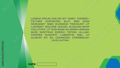 Microsoft presentation slide template design 