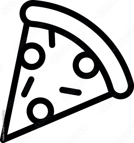Kawałek pizzy ikona.