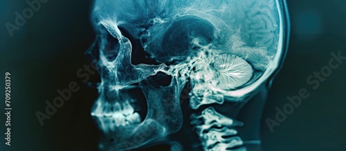 x-ray of the midbrain photo