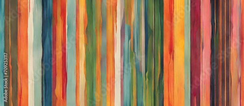 Analogous Painted Stripes Brush Painting Background Colorful Digital Artwork Minimalistic Modern Card Design Wall Art