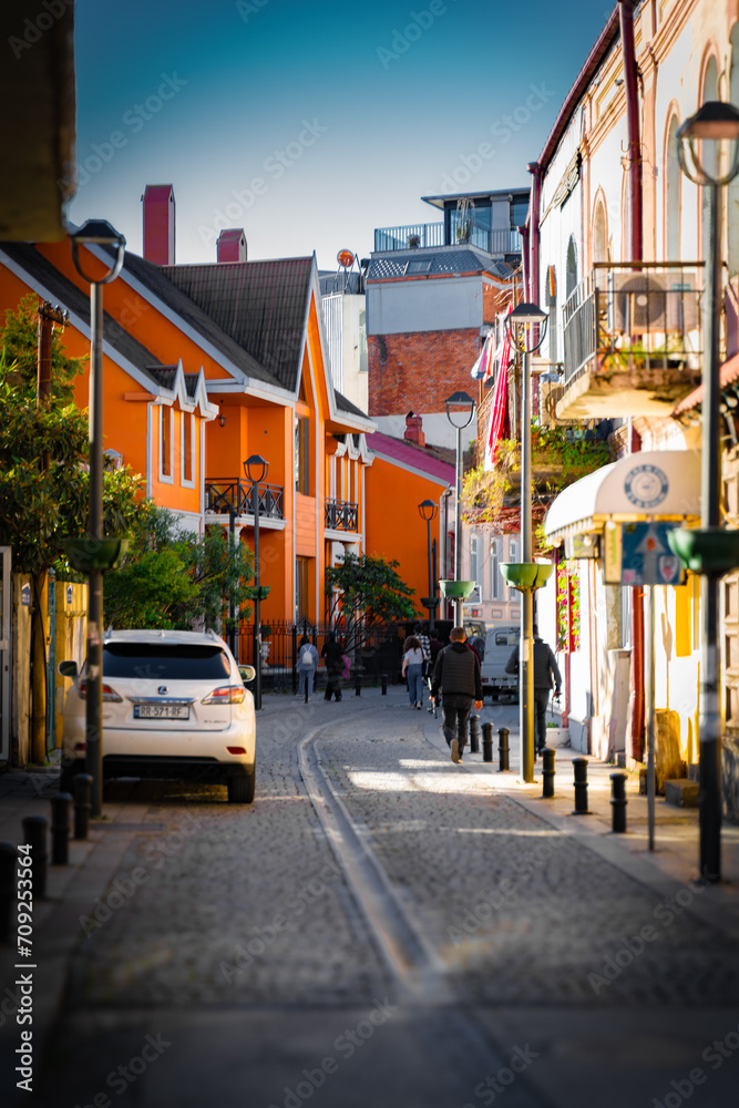Fototapeta premium street in the town