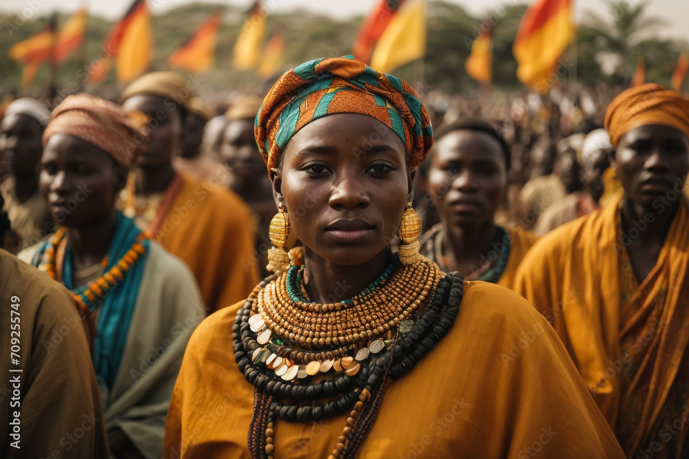 African Women's Faces Portrait