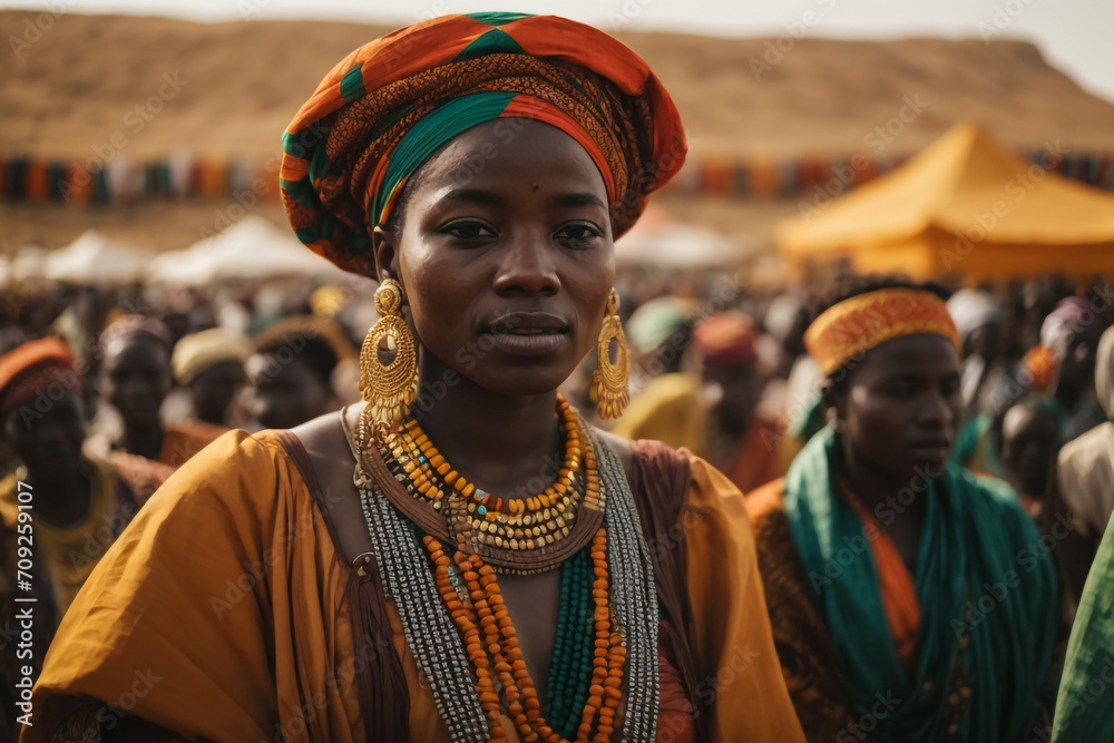 African Women's Faces Portrait