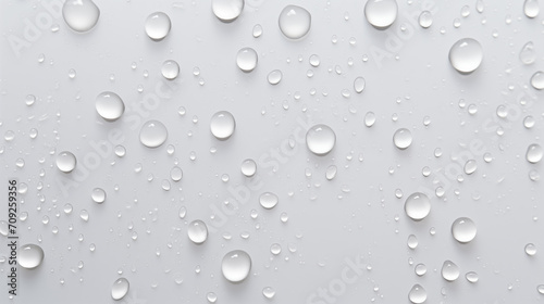 Wallpaper Mural Water drops on a white background Torontodigital.ca