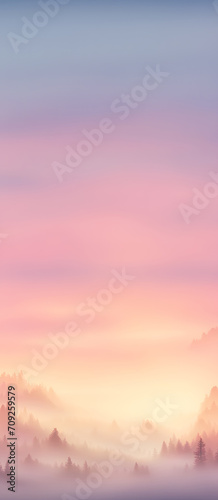 Soft Nature Gradient Graphic Banner Design Colorful Bookmark Digital Card Background Website Template