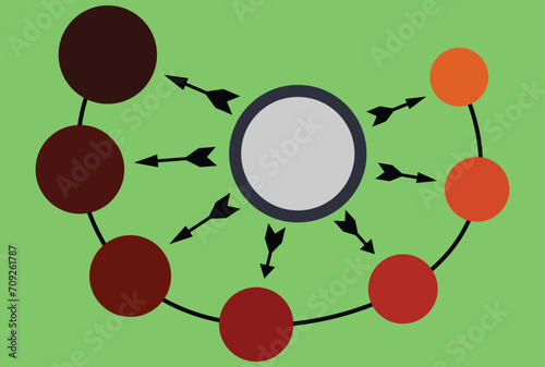 Microsoft presentation slide template design 